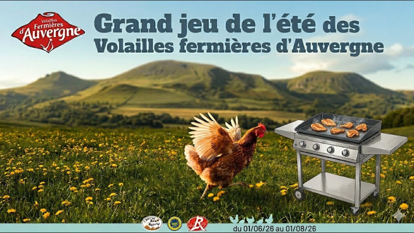 Jeu Concours de l'Été — Volailles Fermières d'Auvergne