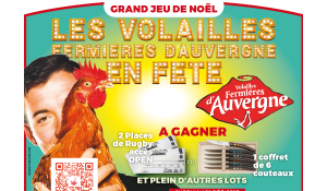 Gagnants jeu de Noël Volailles Fermières d'Auvergne