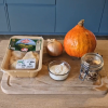 Cuisses de Poulet Fermier d’Auvergne au potimarron et noisettes